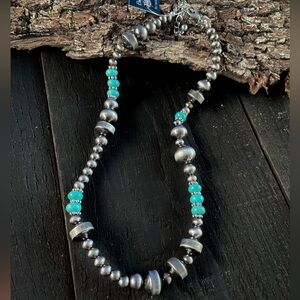 Navajo Pearl Beaded Necklace